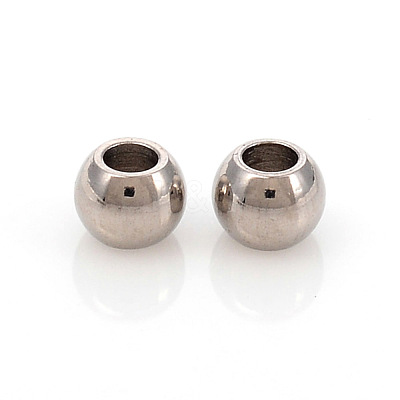 Non-Tarnish 304 Stainless Steel Spacer Beads STAS-L244-09C-P-1