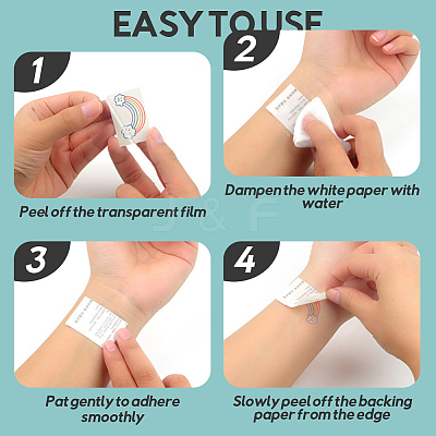 Water Transfer Paper Self Adhesive Stickers STIC-WH20026-011B-1