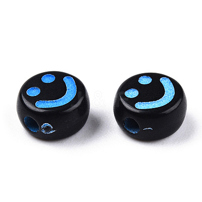 Opaque Craft Acrylic Beads X-MACR-T009-14-1