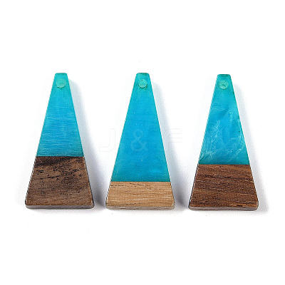 Resin & Wood Pendants WOOD-F015-03D-1