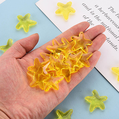 Transparent Acrylic Beads TACR-S154-58B-916-1
