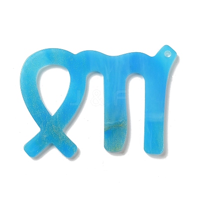 Acrylic Keychain Pendants SACR-S608-04B-01-1