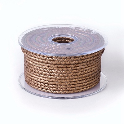Braided Cowhide Cord WL-I003-3mm-D-10-1