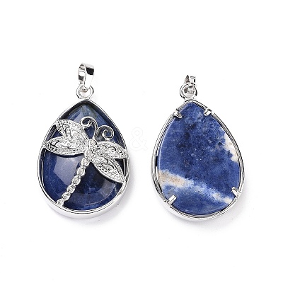 Natural Sodalite Pendants X-G-G900-01P-09-1