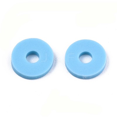 Handmade Polymer Clay Beads Strands CLAY-R089-8mm-Q069-1
