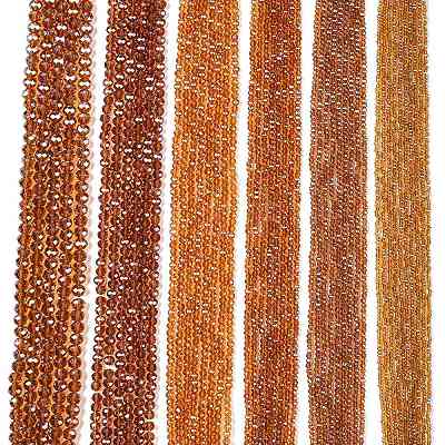 Electroplate Glass Beads Strands EGLA-A044-T6mm-A04-1