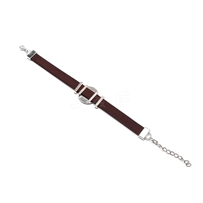 PU Leather Cord Bracelet Making AJEW-TAC0034-01A-1