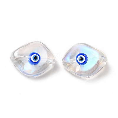 Transparent Glass Beads GLAA-F121-01I-1