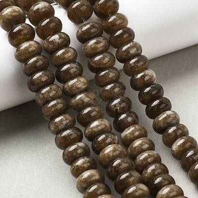 Dyed Natural White Jade Beads Strands G-G107-A33-01-1