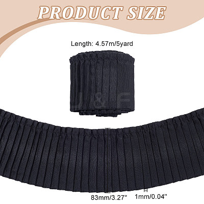 5 Yards Polyester Pleated Ribbon OCOR-FG0002-02B-1