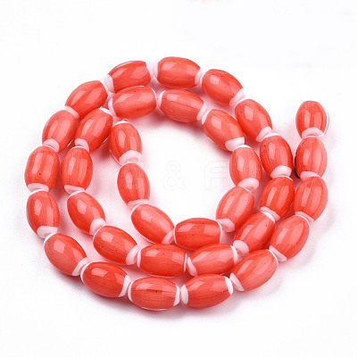 Handmade Lampwork Beads Strands LAMP-N023-004-10-1