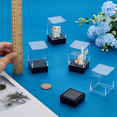 Rectangle Plastic Storage Box CON-WH0086-122-1