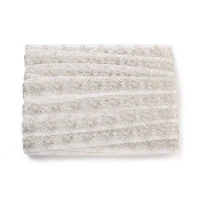 Polyester Flower Lace Trims OCOR-A007-29-1