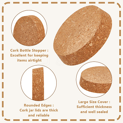 Cork Bottle Stoppers FIND-WH0609-03D-1