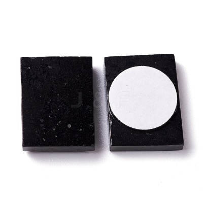 Natural Shungite Cabochons G-L505-44-1