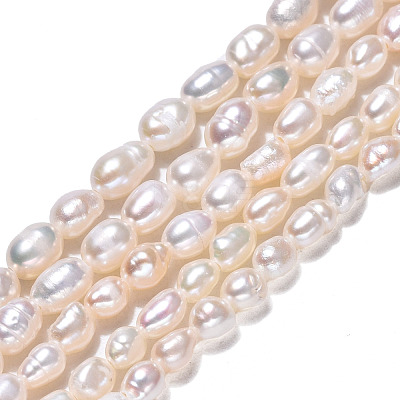Natural Cultured Freshwater Pearl Beads Strands PEAR-N012-03D-1