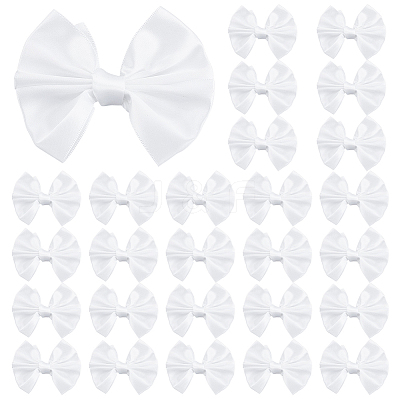 30Pcs Bowknot Polyester Ornament Accessories DIY-AR0005-11A-1