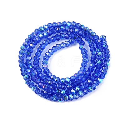Electroplate Glass Beads Strands EGLA-A044-T1mm-L31-1