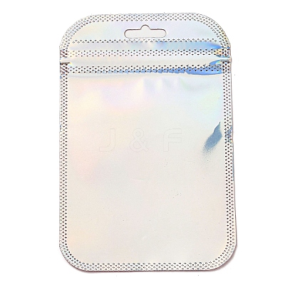 Plastic Glitter Holographic Packaging Yin-yang Resealable Bags OPP-D003-04E-1