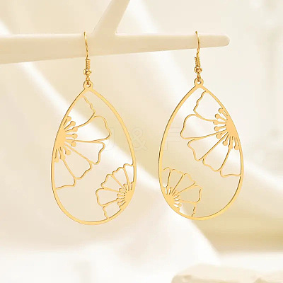 201 Stainless Steel Dangle Earrings FS-WGC9A22-01-1