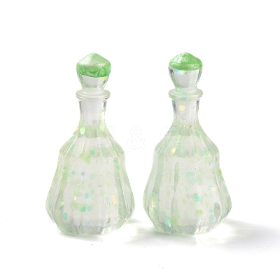 Dummy Bottle Transparent Resin Cabochon LS-RESI-E025-06A-1