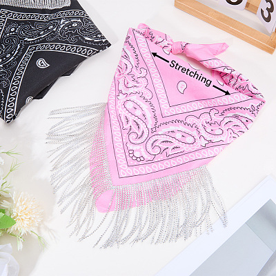 2Pcs 2 Colors Versatile Outdoor Cycling Bandana for Women OHAR-CY0001-21B-1