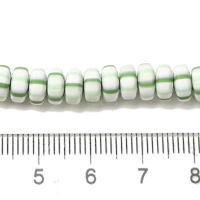 Polymer Clay Beads Strands CLAY-H006-02M-1