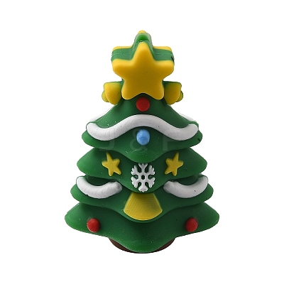 Christmas Theme Silicone Focal Beads SIL-L007-01D-1