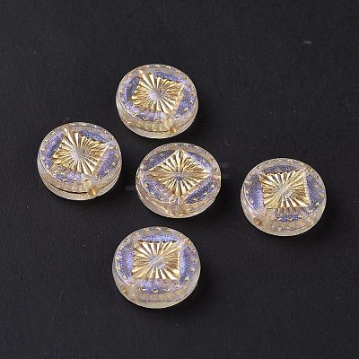 Transparent Acrylic Beads X-OACR-E015-21-1