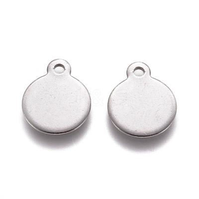 Tarnish Resistant 304 Stainless Steel Charms X-STAS-E482-12A-1