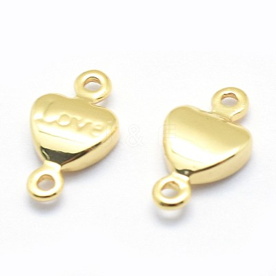 Brass Links Connectors KK-J279-42G-NR-1