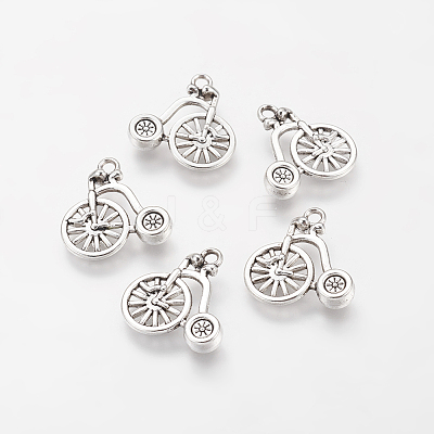 Tibetan Style Alloy Pendants TIBEP-0734-S-FF-1