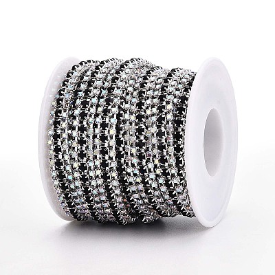 Iron Rhinestone Cup Chains CH-T006-04S-02-1