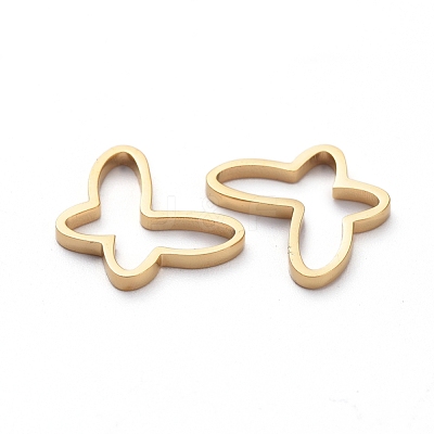 PVD Vacuum Plating 304 Stainless Steel Linking Rings for Jewelry Making X-STAS-G215-21-G02-1