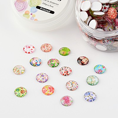 Glass Cabochons GGLA-JP0002-01-1