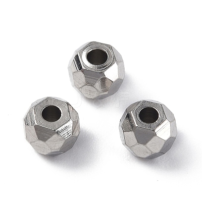 Non-Tarnish 201 Stainless Steel Beads STAS-G298-08B-P-1
