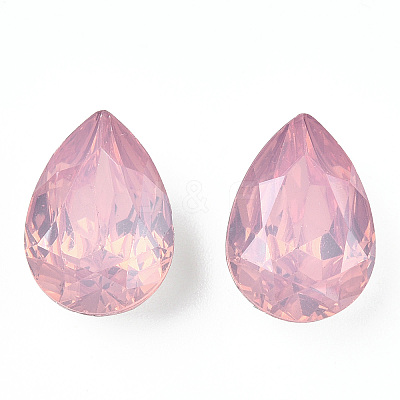 Pointed Back Resin Rhinestone Cabochons RESI-T014-10x14mm-A10-1