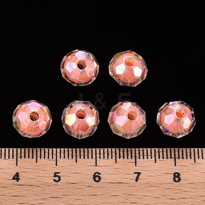 Transparent Acrylic Beads TACR-S152-04B-SS2109-1