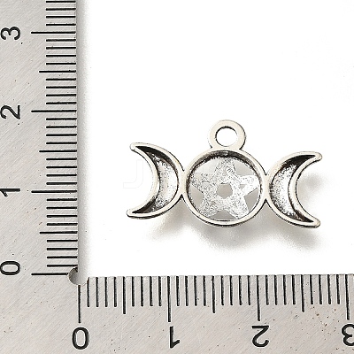 Tibetan Style Alloy Charms FIND-G078-16AS-1