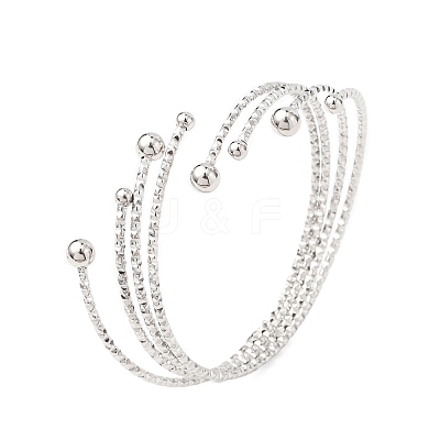 304 Stainless Steel Cuff Bangles for Women BJEW-B150-03P-1