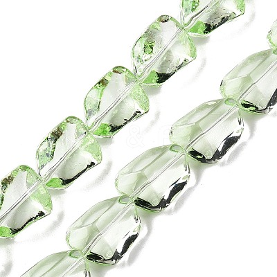Electroplate Glass Beads Strands EGLA-N012-05C-1