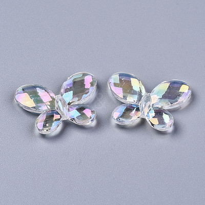 Transparent Acrylic Beads PACR-N010-014-1
