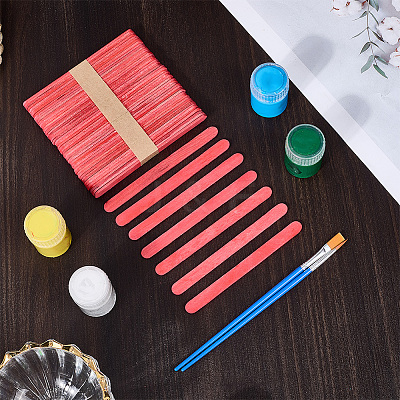 2 Sets Wood Craft Sticks DIY-CP0012-28B-1