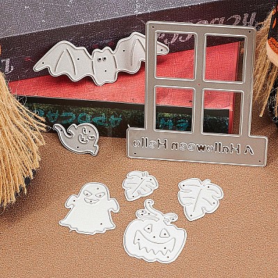Halloween Carbon Steel Cutting Dies Stencils DIY-WH0387-65MP-1
