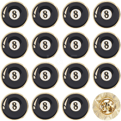 20Pcs Sport Enamel Pins JEWB-SC0001-62E-1