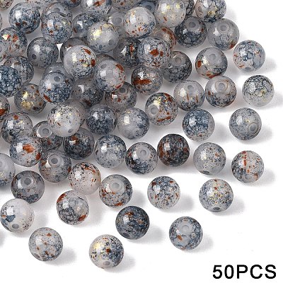 Glass Imitation Jade Beads GLAA-YWC0007-01E-01-1