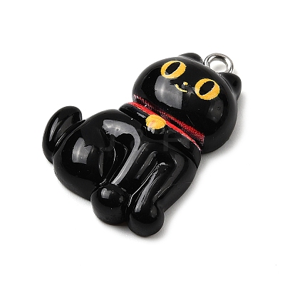 Halloween Opaque Resin Pendants CRES-D314-01P-03-1