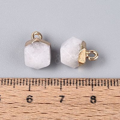 Natural Quartz Crystal Pendants G-N359-18G-16-1