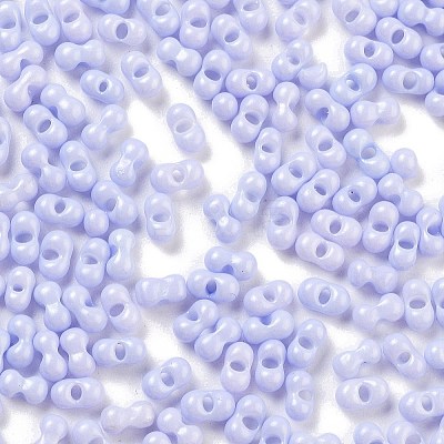 Baking Paint Glass Seed Beads SEED-A033-04H-1