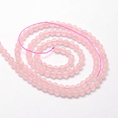 Natural Rose Quartz Beads Strands X-G-N0195-04-2mm-1